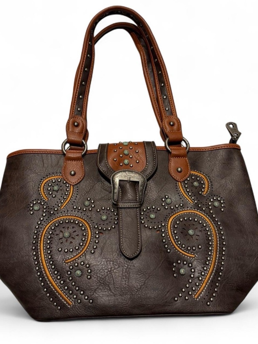 Brown Western Handbag